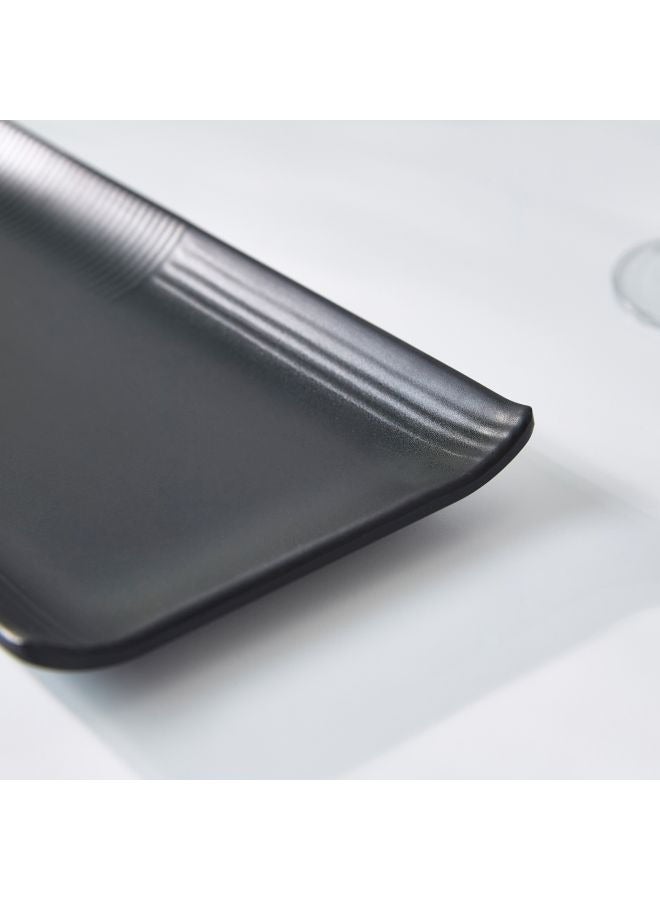 طبق كلاسيكي ضحل أسود 38 × 13.5 سم - Image 4