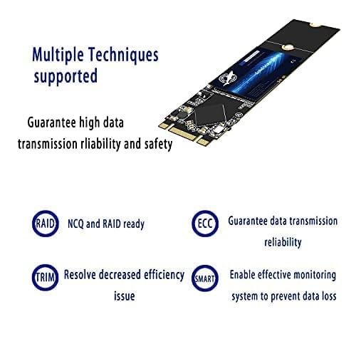 THREE COLOUR DOGFISH Dogfish M.2 2280 SSD 4TB 3D NAND QLC SATA III 6 Gb/s, Unit?a stato solido interna, compatibile con PC Desktop portatili (M.2 2280 4TB) - Image 4