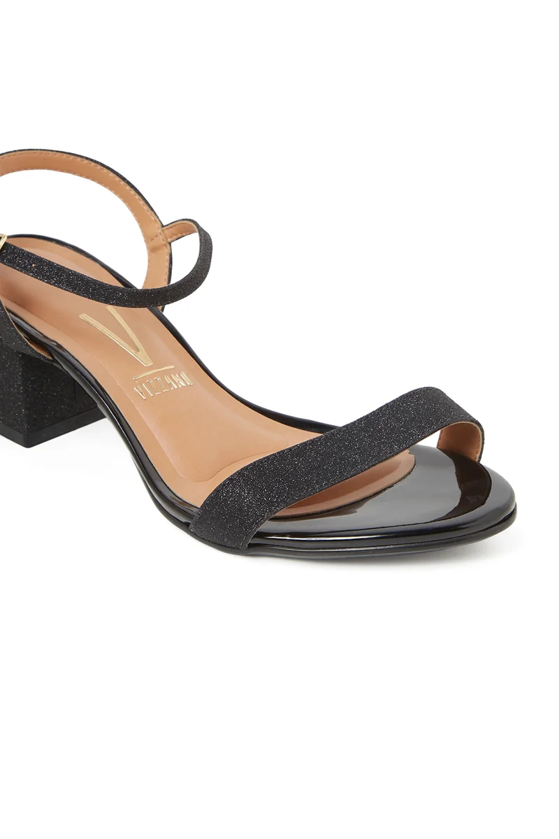 Vizzano  VIZZANO Ladies Low Heel Sandals in BLACK | Comfortable Everyday Footwear for Women | Best Price UAE