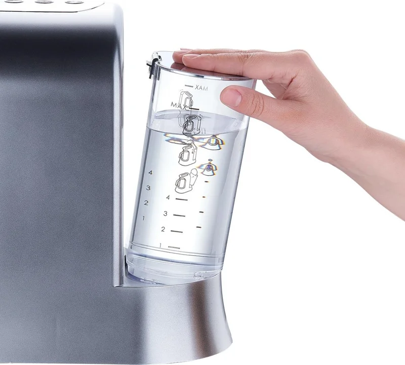 كوركماز Kahvekolik Aqua Coffee Machine Inox Chrome