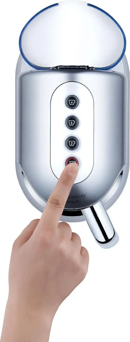 كوركماز Kahvekolik Aqua Coffee Machine Inox Chrome