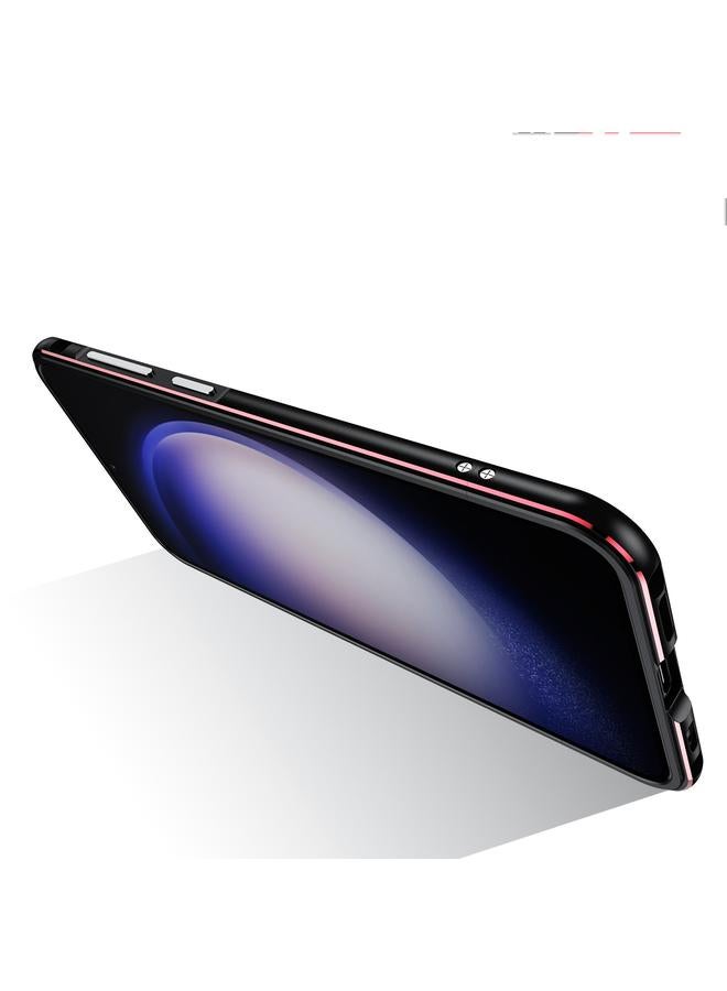 اس-توب جراب لهاتف Samsung Galaxy S23 Ultra 5G Aurora Series واقي عدسة + جراب هاتف بإطار معدني - Image 4