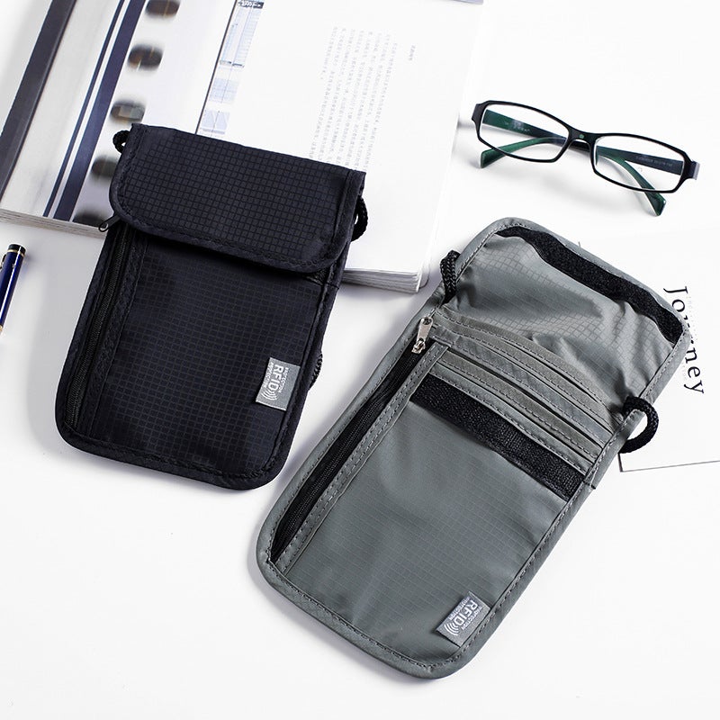 Anti-Theft Passport Bag Waterproof Certificate Storage Bag Anti-Rfid Car Key Mobile Phone Radiation Electromagnetic Signal Shielding Bag - Image 3