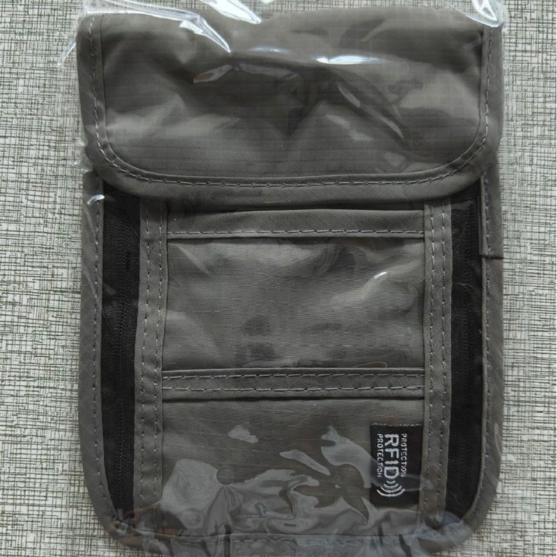 Anti-Theft Passport Bag Waterproof Certificate Storage Bag Anti-Rfid Car Key Mobile Phone Radiation Electromagnetic Signal Shielding Bag - Image 1