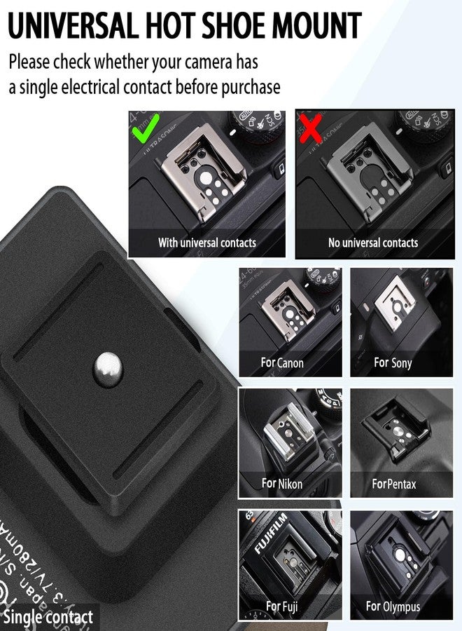 فلاش كاميرا صغير F1، فلاش كاميرا Speedlite لكاميرات Ricoh (GR3/GR3X، إلخ)، Fuji/Sony/Nikon/Canon، كاميرات الأفلام الرقمية، مصباح فلاش صغير محمول لكاميرات DSLR. (ذهبي وردي) - Image 3