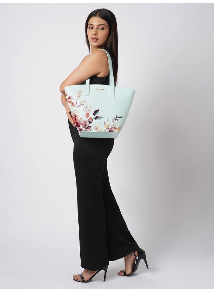 CAPRESE ALAYA SATCHEL LARGE BLUE - Image 3