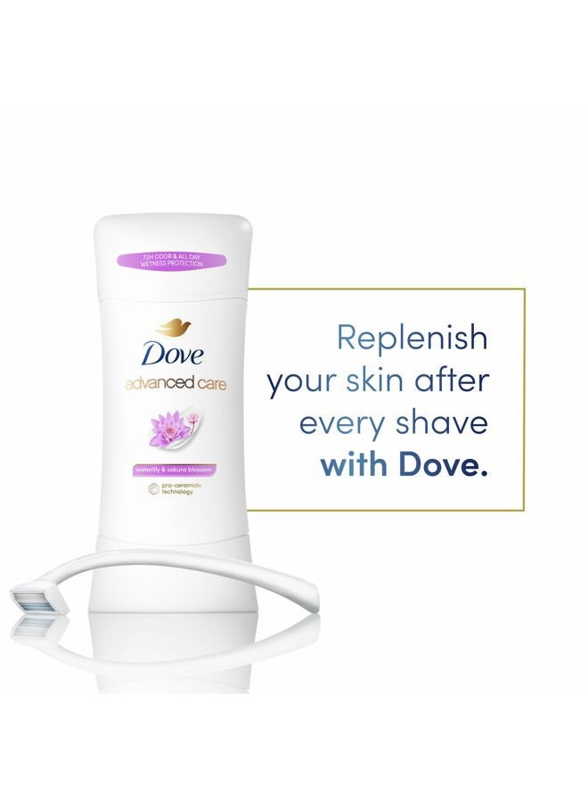 Dove Nourishing Secrets Antiperspirant Deodorant Stick for Women Waterlily Sakura Blossom for 48 Hour Underarm Sweat Protection And Soft And Comfortable Underarms 2.6 oz 3 Count, 7.8 Ounce - Image 2