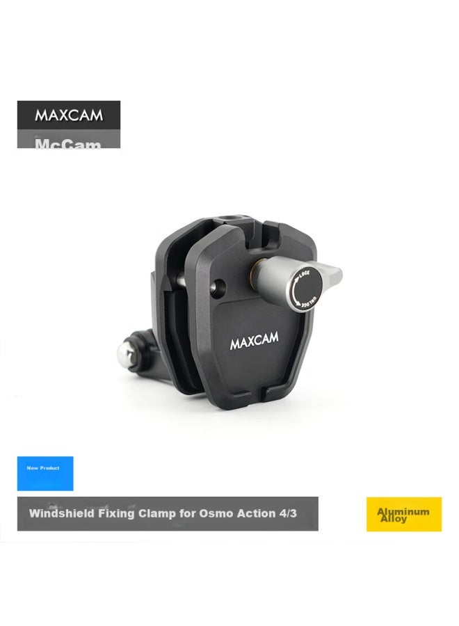 Maxcam/maisikamu Aluminum Alloy Windshield Mount Bracket For Action Cameras, Motorcycle, Gopro 13/12, Ace Pro 2, Cycling Accessories - Image 4
