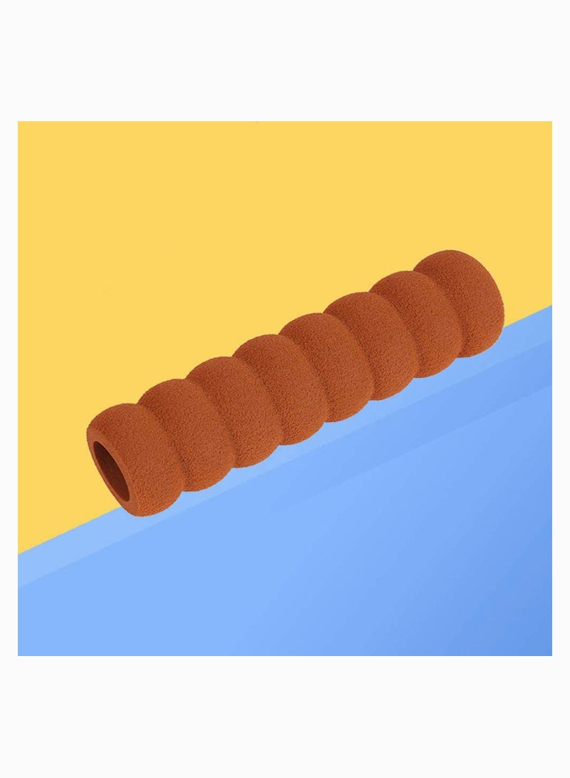 Y&D Spiral Door Handle Cover, Child-Safe Knob Cover Non-Toxic Soft Protective Lock Anti-Collision Foam Rubber Grip Protector Safety Doorknob Sleeve Coffee 5pcs  - Image 5