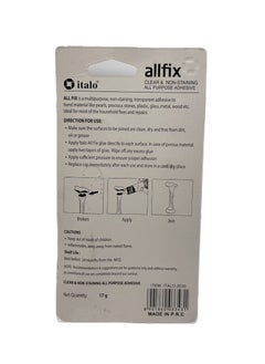 ITALO Allfix Clear And Non Staining All Purpose Adhesive  - Image 2