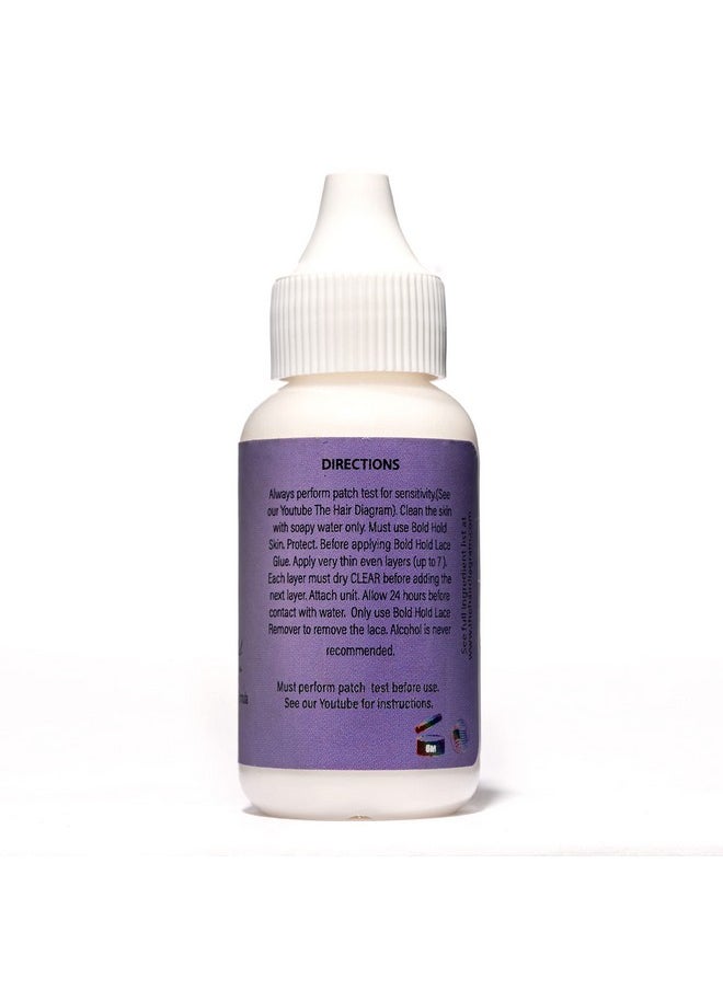 The Hair Diagram - Bold Hold Active Burst Alonzo Arnold Edition Strong Hold Glue For Wigs And Hair Systems Lemon Scent Non Toxic No Latex 1.3Oz - Image 1