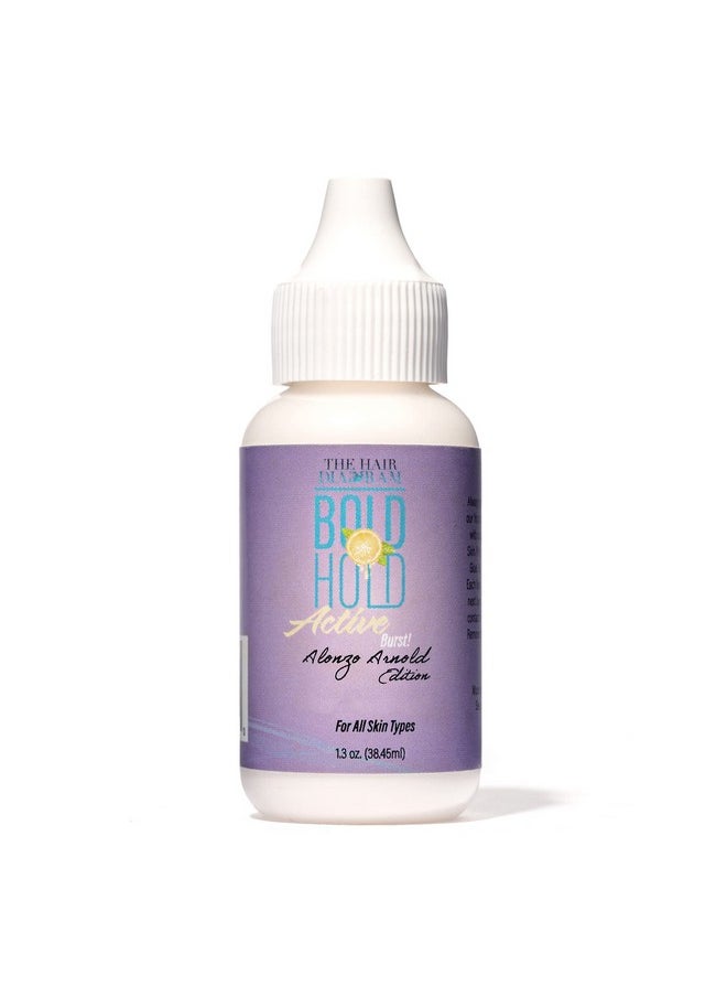 The Hair Diagram - Bold Hold Active Burst Alonzo Arnold Edition Strong Hold Glue For Wigs And Hair Systems Lemon Scent Non Toxic No Latex 1.3Oz - Image 1