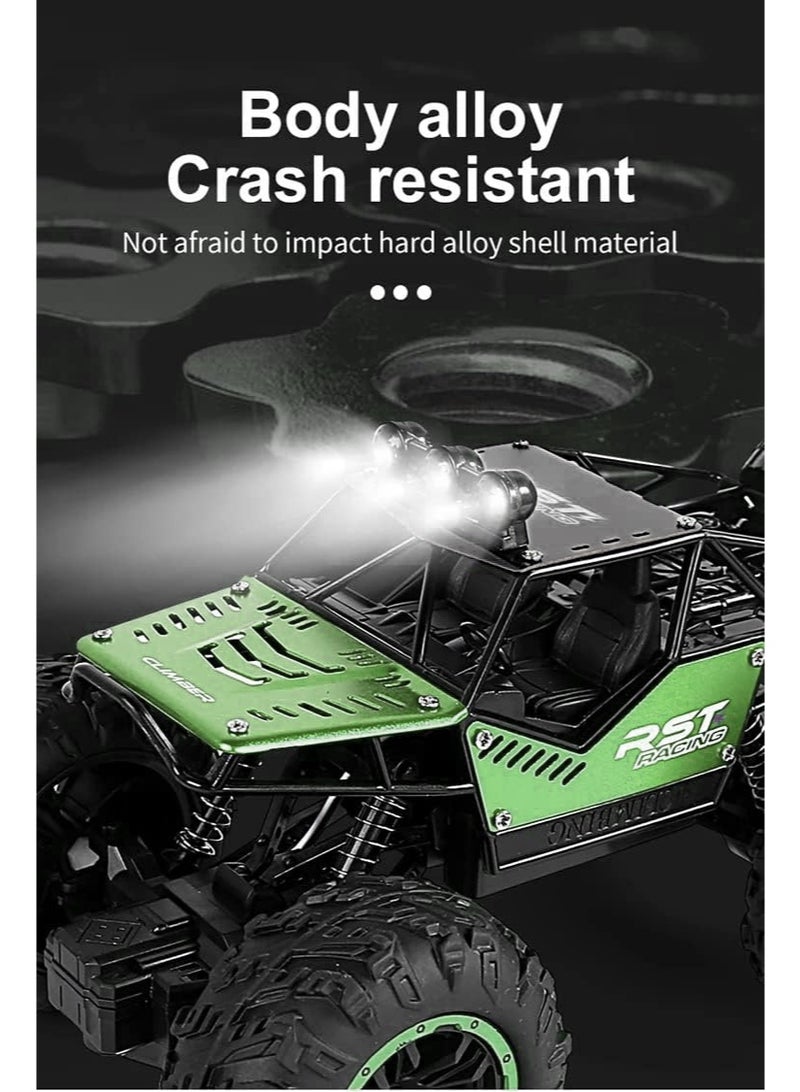 Rover High-Speed Off-Road Bigfoot Climbing Remote Control Toy Car For Ages 8+ Years 20.5×14×12.5cm Green - Image 5