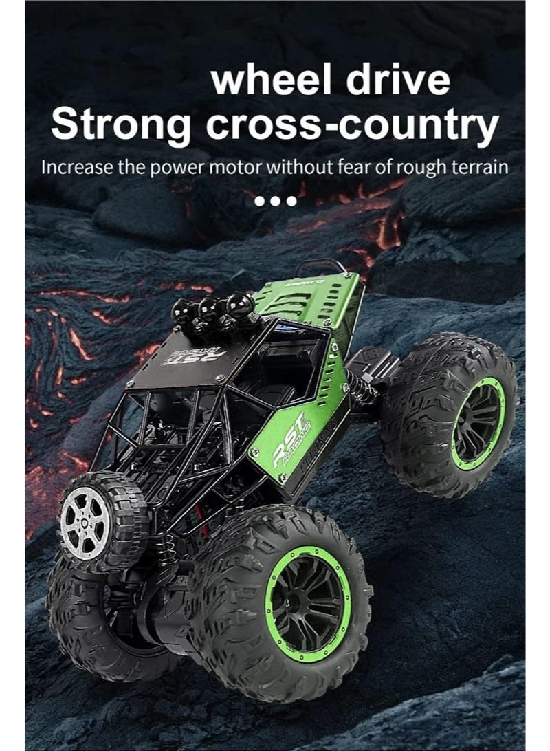 Rover High-Speed Off-Road Bigfoot Climbing Remote Control Toy Car For Ages 8+ Years 20.5×14×12.5cm Green - Image 4