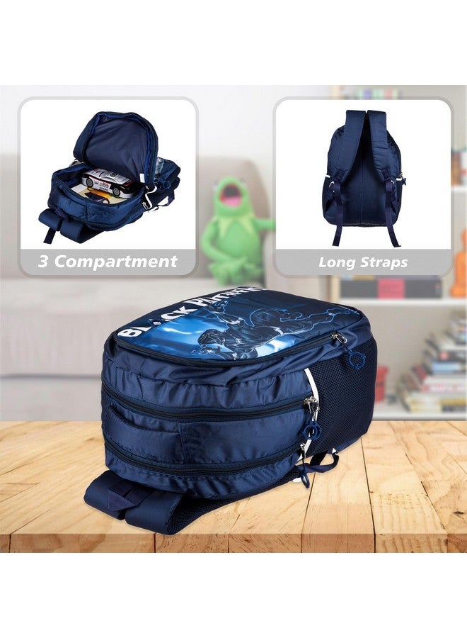 كوبير إندستريز حقائب مدرسية من Kuber Industries Marvel Black Panther | حقائب مدرسية للأطفال | حقيبة كتب مجمعة | حقيبة ظهر للسفر | حقيبة مدرسية للبنات والأولاد | حقيبة مدرسية بخمسة أقسام | تتضمن غطاء حقيبة | أزرق - Image 5