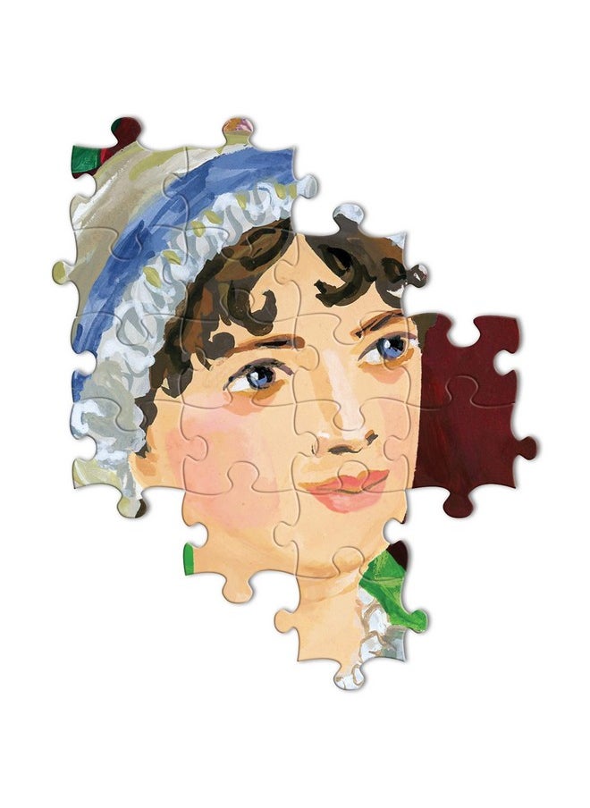 eeboo : Piece And Love Jane Austen'S Book Club 1000-Piece Square Adult Jigsaw Puzzle, Jigsaw Puzzle For Adults And Families, Includes Glossy, Sturdy Pieces And Minimal Puzzle Dust  - Image 3