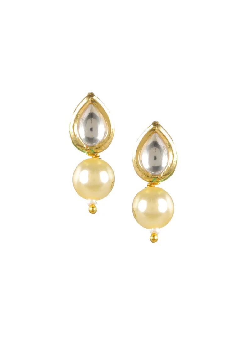 Priyaasi White Pearl  Kundan Beaded Mangalsutra