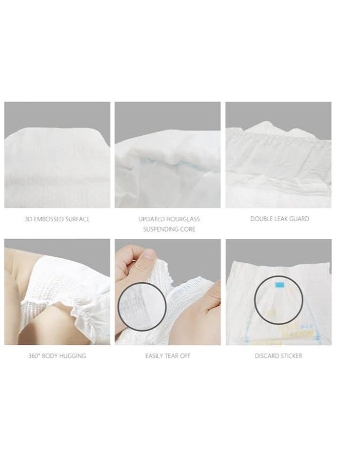 Moni Happy Moni Happy Baby Diaper Pants Super Absorption, Fluffy non-woven fabric, Smart wetness detector, Double-leak guard - XXXL, 18+kg - 40 pcs  - Image 4