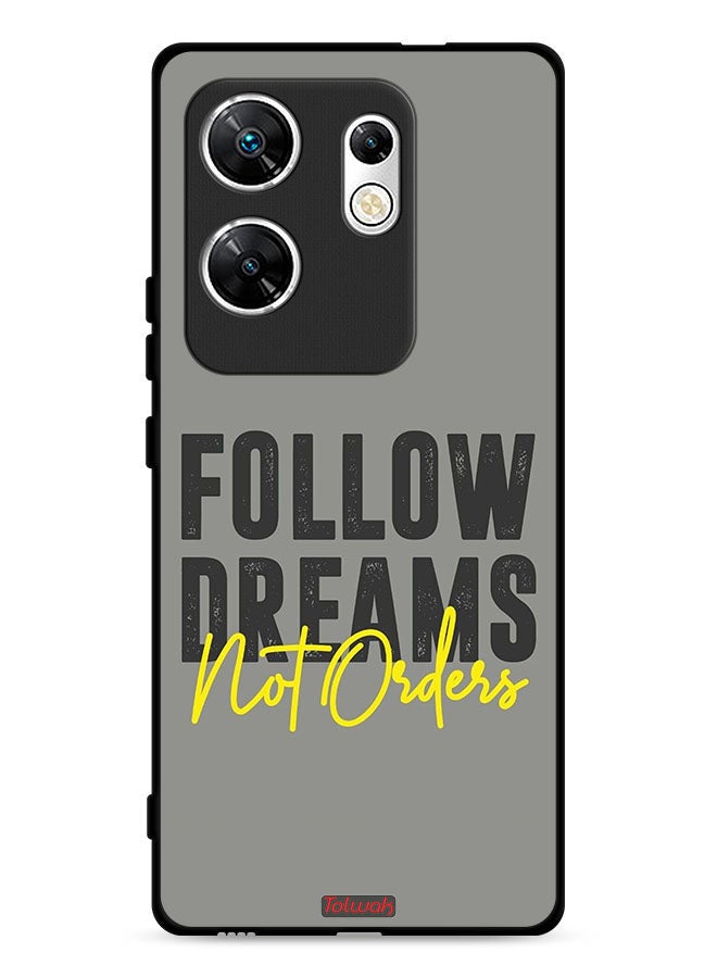 Tolwak Infinix Zero 30 4G Protective Case Cover Follow Dreams Not Orders - Image 1