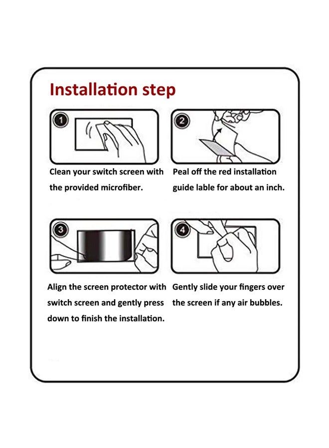 SJet 2 Pack Screen Protector for Nintendo Switch Lite,Tempered Glass Compatible with Nintendo Switch Lite 5.5-inch 2019  - Image 5