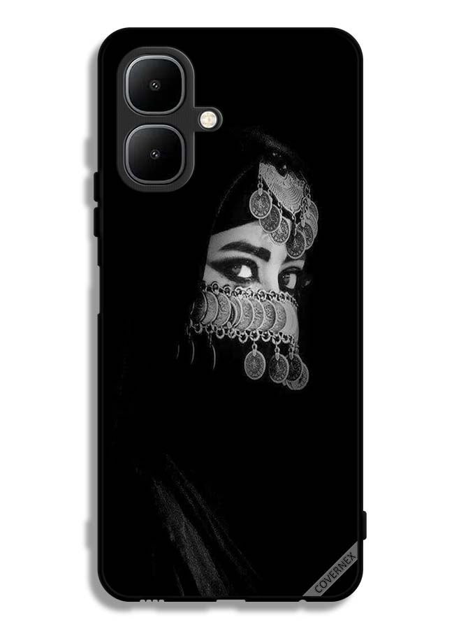 Covernex Infinix Smart 10 Protective Case Cover Beautiful Eyes Girl Having Face Jewellery