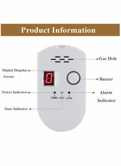 Generic Ultra-Sensitive Natural Gas Detector with Digital Display - Flammable Gas Pipeline Alarm Sensor for Enhanced Safety and Detection  - Image 3