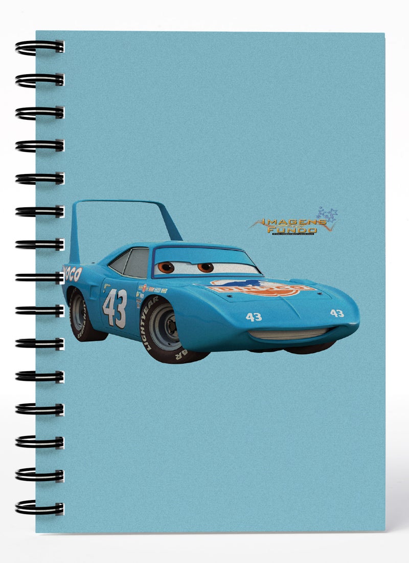 LOUD UNIVERSE Wirebound Spiral Notebook Sally Carrera Cars Lined Writing Journal - Image 1