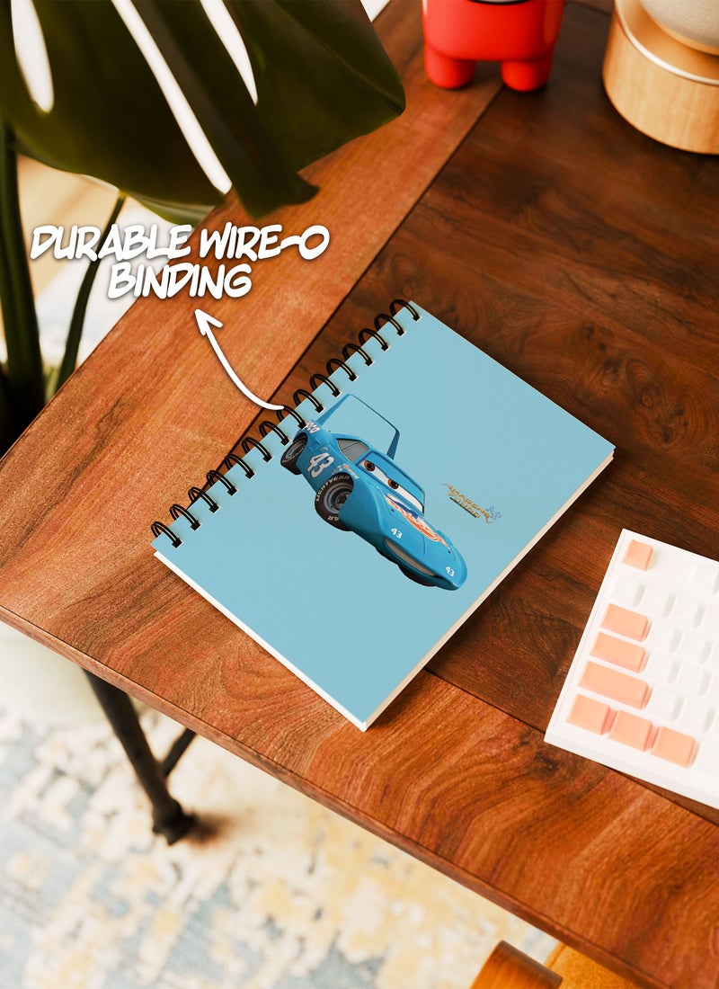LOUD UNIVERSE Wirebound Spiral Notebook Sally Carrera Cars Lined Writing Journal - Image 3