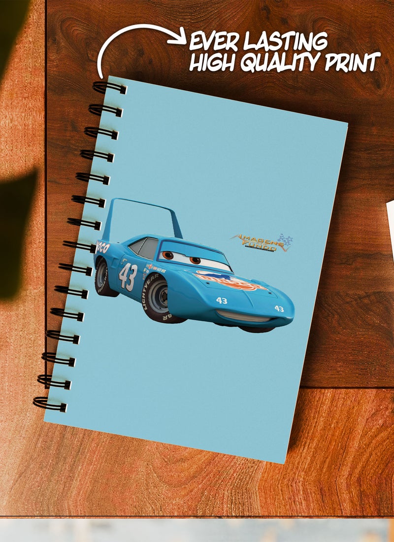 LOUD UNIVERSE Wirebound Spiral Notebook Sally Carrera Cars Lined Writing Journal - Image 2