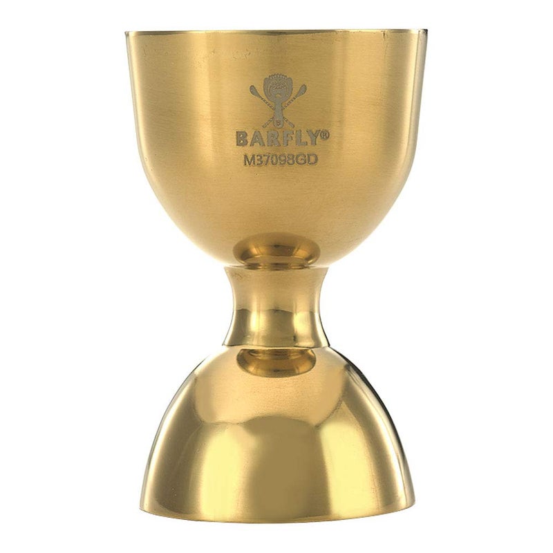 Barfly M37098GD HeavyDuty Straight Rim Bell Jigger 25 ml x 50 ml Gold