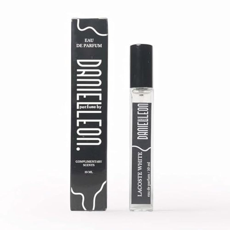 Daniel Leon, inspired perfume by Lacostte White, Crisp & Sporty Perfume for Men with Grapefruit & Cedarwood tester, 10 ml