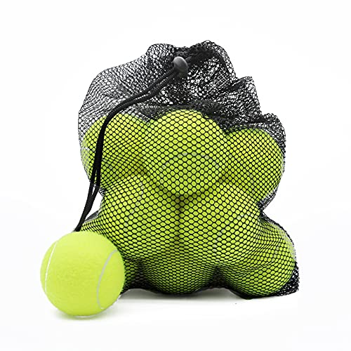 Magicorange Tennis Balls, 12 Pack Advanced Training Tennis Balls Practice Balls, Pet Dog Playing Balls, Come with Mesh Bag for Easy Transport, Good for Beginner Training Ball (Green) - Image 1