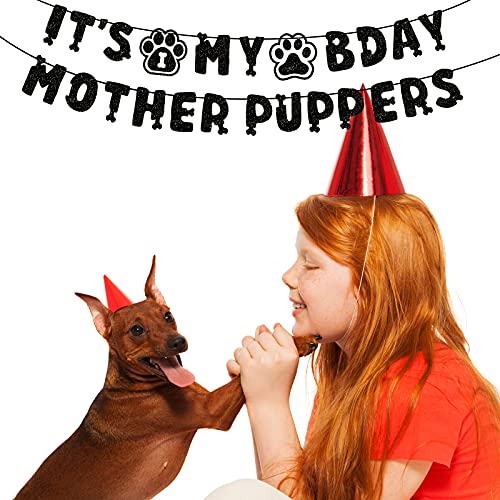 Festiko® It's My Birthday Mother Puppers Banner,Dog Birthday Banner, Puppy Birthday Party Banner for Puppy Dog Birthday Party Decorations - Image 5
