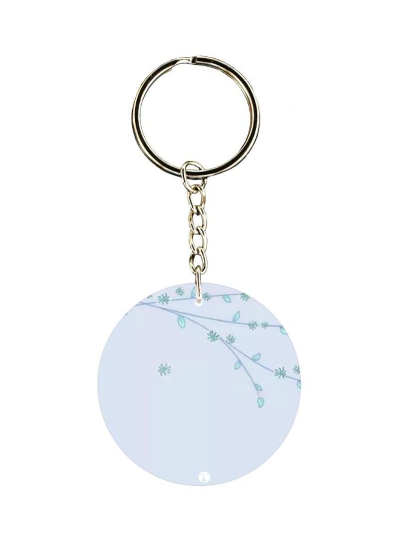 RKN Leaves On Branch Themed Keychain