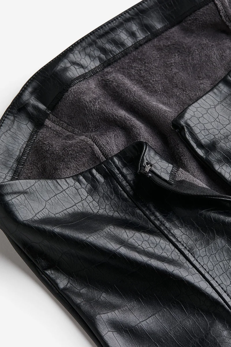 H&M Coated bandeau dress