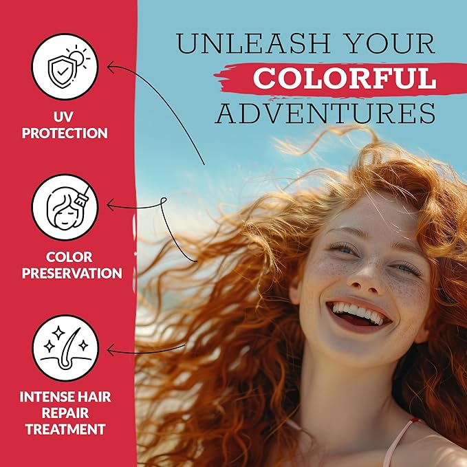 RONNEY Conditioner for Coloured Hair With Cherry Extract 300ml Professional Colour Conditioner for Damaged Dry Hair Deep Conditioning Color Protect Treatment Split End Repairing UV Protection - Image 2