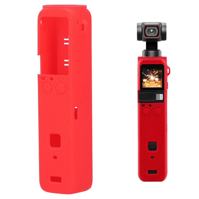 Large Silicone Protective Case with Lanyard for Pocket 2 Camera Anti Slip Durable Cover - Image 5