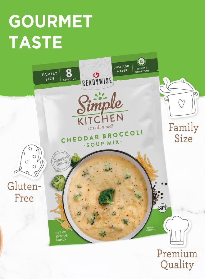 READYWISE - Simple Kitchen, Soup Sampler, Variety Pack, 8 Servings Per Pouch, Soup Mix, Family Size, Gluten Free Options, Freeze Dried Food, Soup for Family, Pack of 8 - Image 5