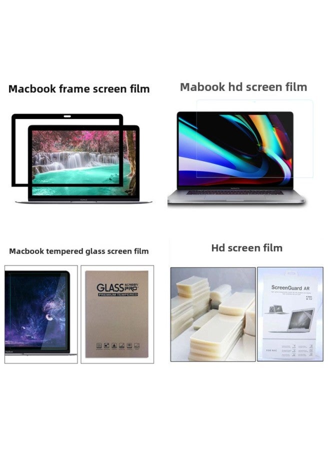 Suitable For Apple Notebook Screen Protective Film Touchpad Sticker Touch Film Wrist Sticker Glass HD Bezel Film-Color:Border Screen Film (with Packing Box)-Dimensions:AIR11（A1465/A1370） - Image 2