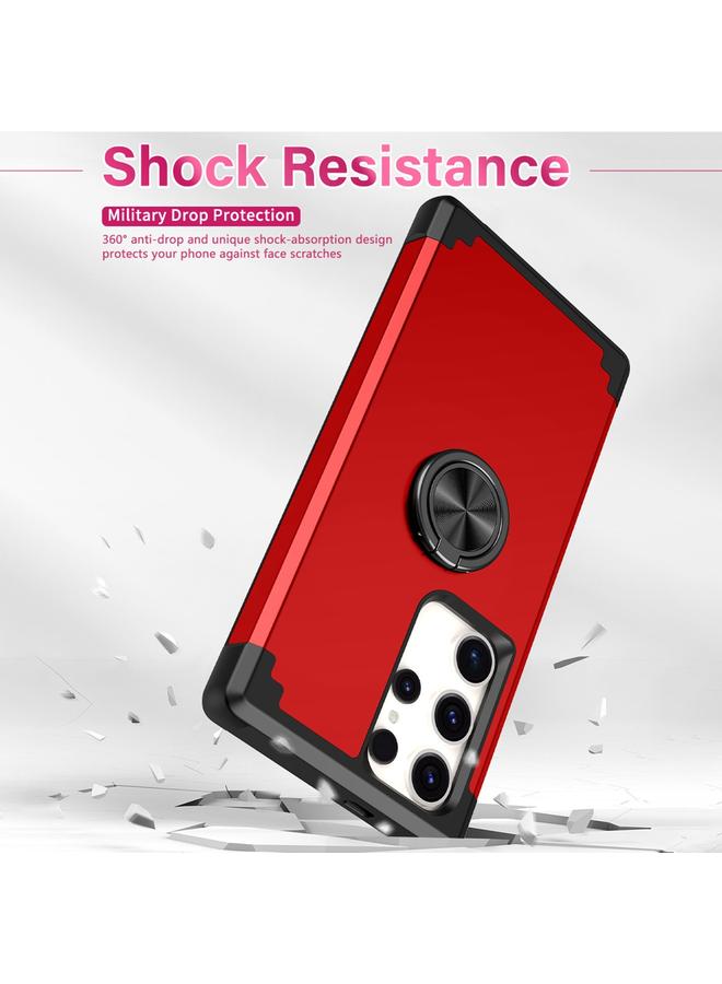 اس-توب جراب لهاتف Samsung Galaxy S23 Ultra 5G L2 مزود بحلقة دوارة وحامل مغناطيسي للهاتف - Image 5