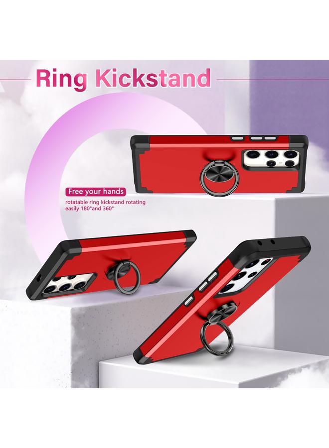 اس-توب جراب لهاتف Samsung Galaxy S23 Ultra 5G L2 مزود بحلقة دوارة وحامل مغناطيسي للهاتف - Image 4