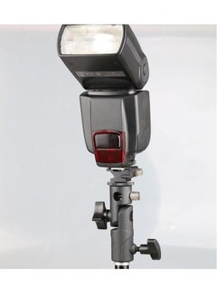 Captaintech SYOSI Camera Flash Bracket, Swivel Light Stand 180° Adjustable for 1/4" 3/8" Lamp Mount Tripod  - Image 5