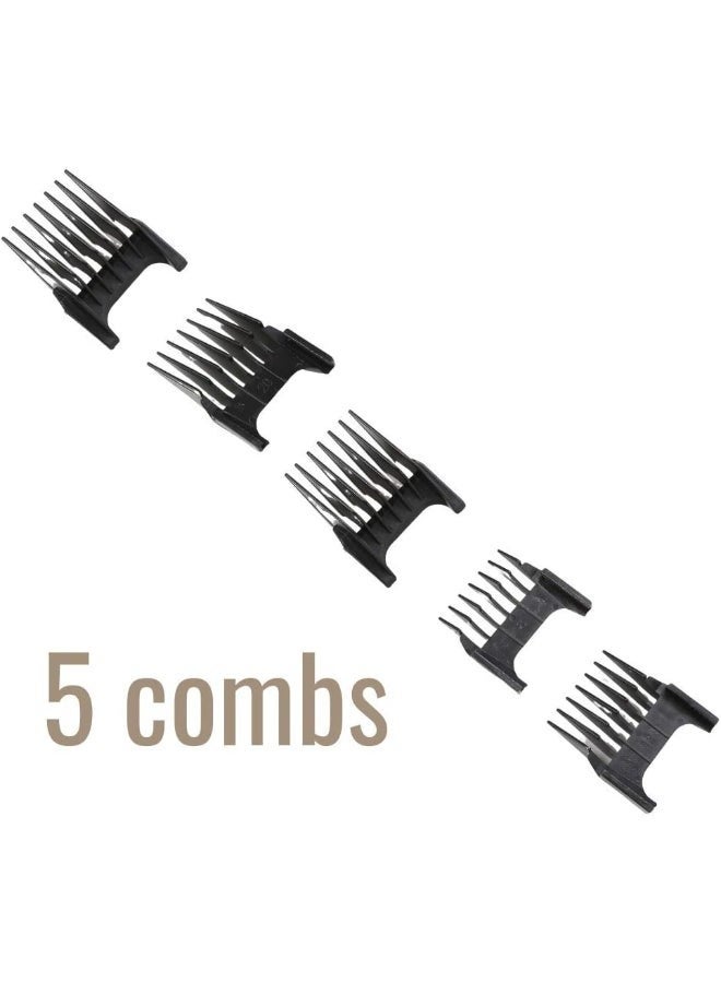 DINGLING Electro Plating Hair Clipper For Male RF-609C Black/Gold Shaving Trimmer - Image 3