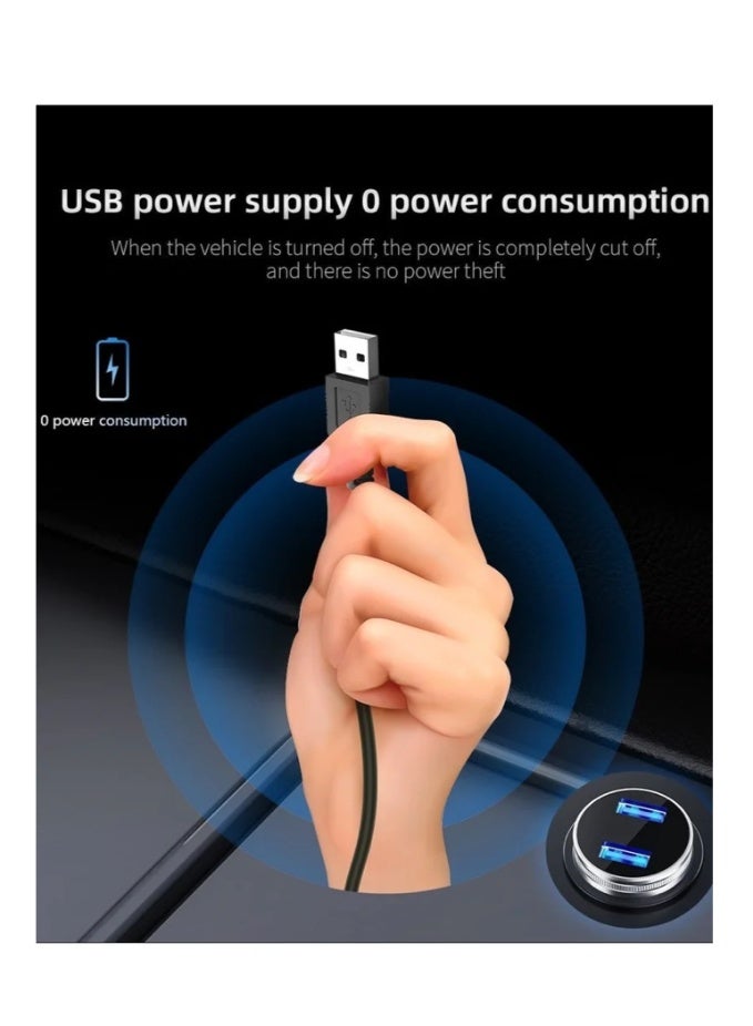 HUD Car Speedometer with Clear Speed Display and Voice Alerts USB Powered for Cars Trucks Buses Daily Use - Image 4