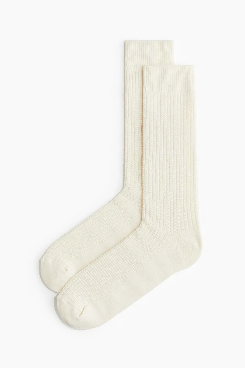 اتش اند ام Waffled socks