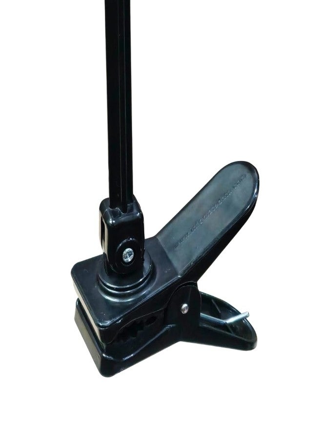 Infomate Premium A4 Fra Document & Signage Display Stand with Clamp, Adjustable PP Frame Holder for Notices, Menus, Warnings & Information Display, 360° Rotating Sign Board for Table & Shelf Mounting - Image 2