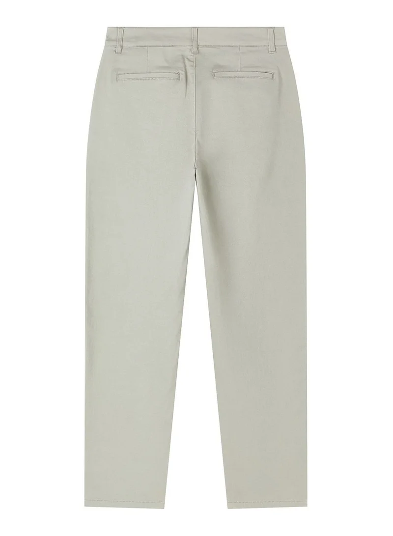 Giordano  Women’s High-Waist Twill Regular Tapered Fit Pant for Women | Best Price UAE