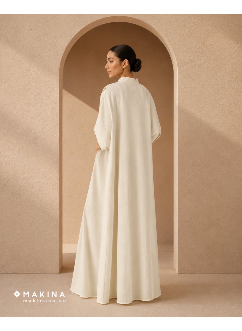 MAKINA Premium Cotton Mukhawar with Star & Moon Embroidery - Image 2