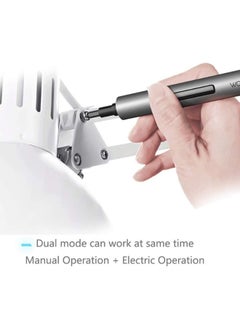 LUMIVE Lumive Cordless Electric Screwdriver Electric Screwdriver Portable 64 in 1 Bits Screw Driver Set Rechargeable Screwdriver for Cell Phone Camera Notebook Repair Tools Kit  - Image 3
