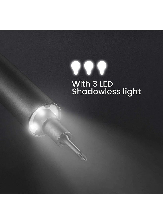 LUMIVE - Lumive Cordless Electric Screwdriver Electric Screwdriver Portable 64 in 1 Bits Screw Driver Set Rechargeable Screwdriver for Cell Phone Camera Notebook Repair Tools Kit - Image 1